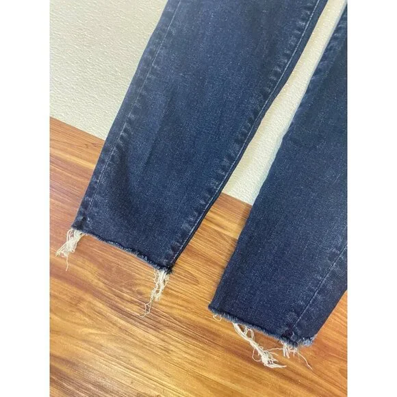 Good American GOOD LEGS W/ RAW CHEWED HEM blue 653 sz 8/29 - Picture 6 of 8